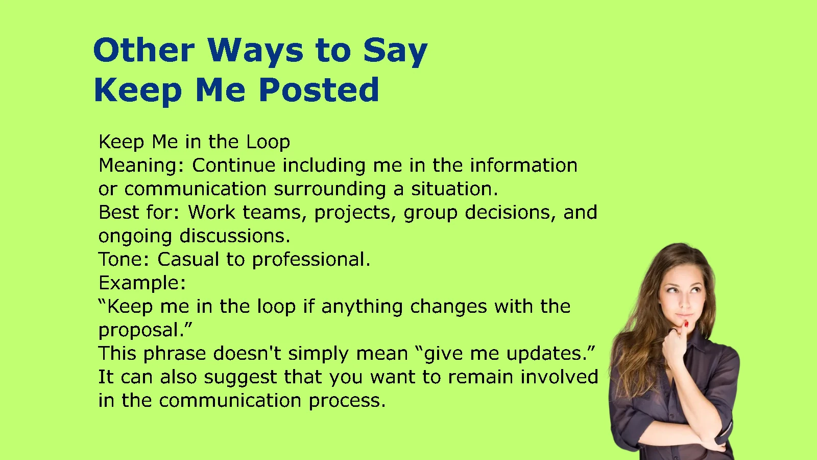 Best Other Ways to Say “Keep Me Posted”